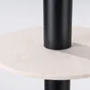 Lampa wisząca PELTA 1 czarna/beżowa